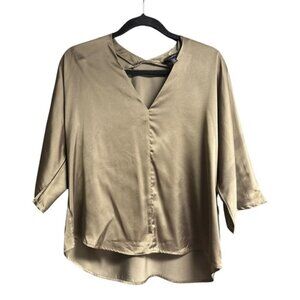 BANANA REPUBLIC Loose Fitting Shortsleeve Blouse Sz XS *Like New*